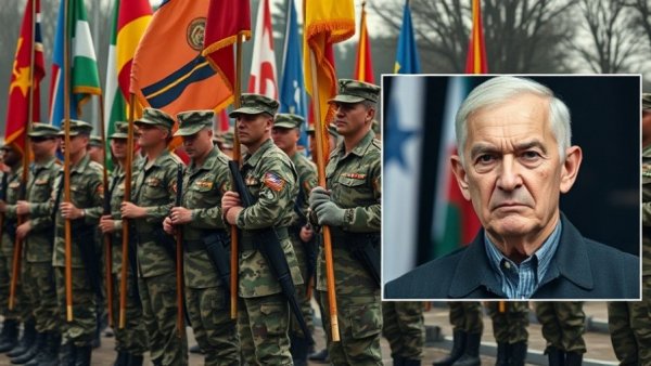 US-Iran relations news featuring soldiers and broadcast.