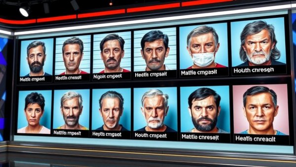 San Antonio breaking news on digital display with mugshots and info