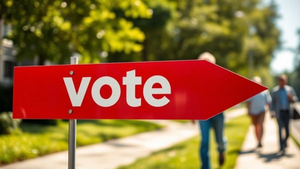 Virginia redistricting vote investigation sign in voting area.