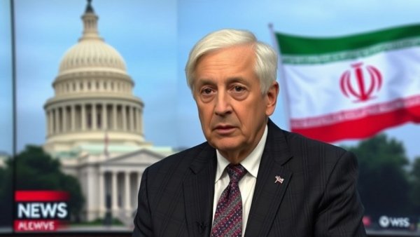 US news articles featuring a man on a news channel with Capitol background.