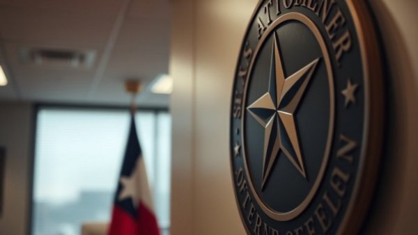 Texas Attorney General seal in a legal setting, Texas school districts legal battles.
