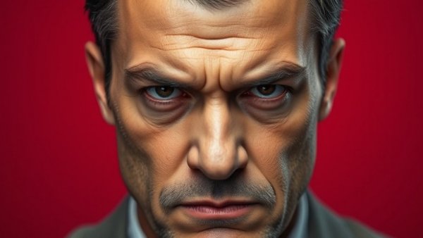 Escaped Texas inmate news: Close-up portrait of serious man.