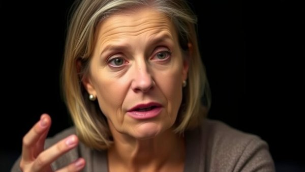 Woman discussing Austin crime prevention strategies in an interview.