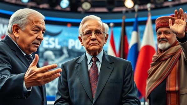 US news today montage with political figures and broadcast logo.