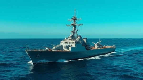 Trump maintains blockade with warship at sea, peace talks imminent.