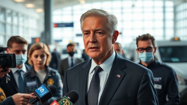 U.S. diplomacy changes discussed at airport scene