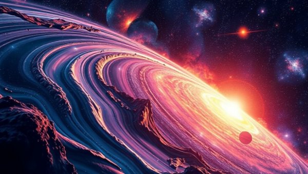 Gravitational waves and dark matter in universe expansion.