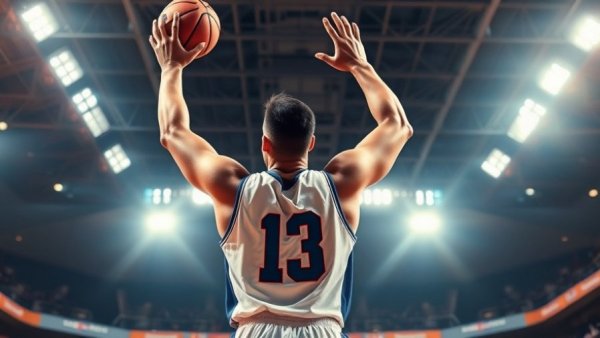 NBA highlights April 25 2026: basketball player in mid-air action.