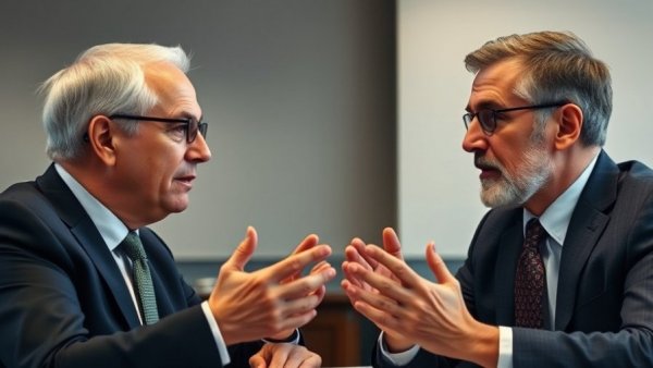 Formal discussion addressing endangered species misclassification in a split-screen format.