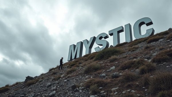 Camp Mystic flood training sign on hillside with figure.