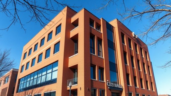 City hall building related to Corpus Christi water emergency.