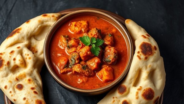 Exquisite Indian curry dish at the most interesting restaurant in Plano Texas.