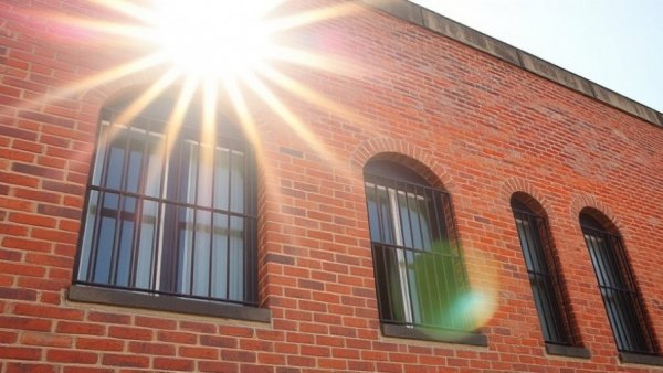 Sunlit brick building representing Texas death row execution appeal.