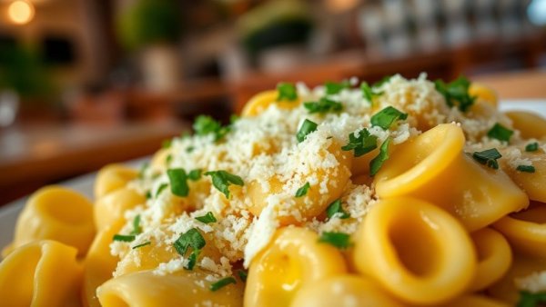 Delicious tortellini at Denton restaurant Osteria Il Muro.