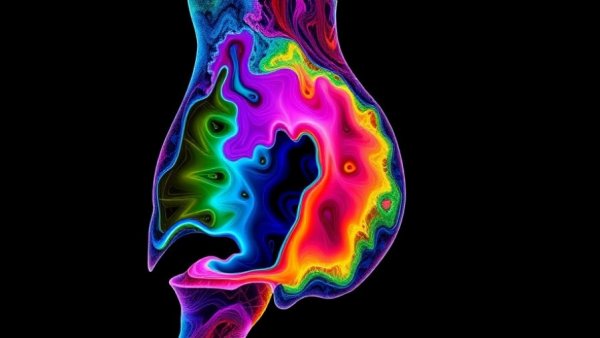 Colorful abstract cross-section resembling a hidden map in your nose.
