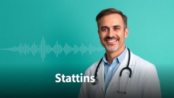 Doctor discussing if statins are worth it in podcast.