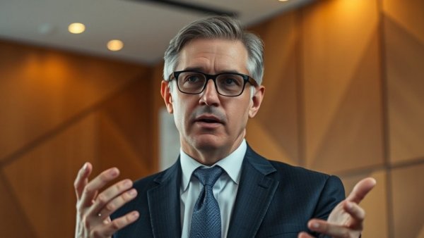 Middle-aged man discussing tips on healthy eating for busy people indoors.
