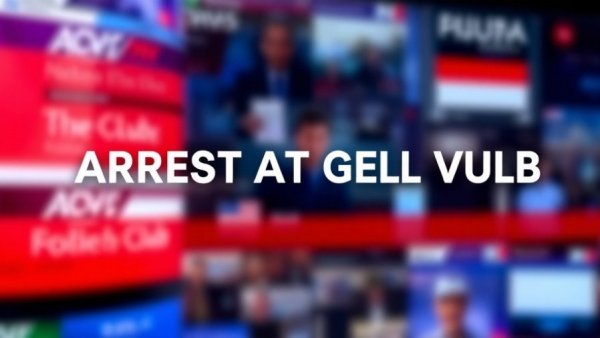 US news headline about arrest at Trump’s golf club.