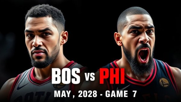 Boston Celtics vs Philadelphia 76ers highlights, May 2, 2026 Game 7 poster.