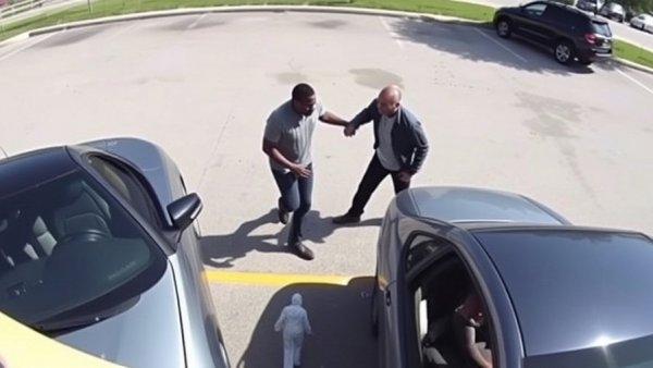 Dallas news shooting incident showing father's defense against carjacker.