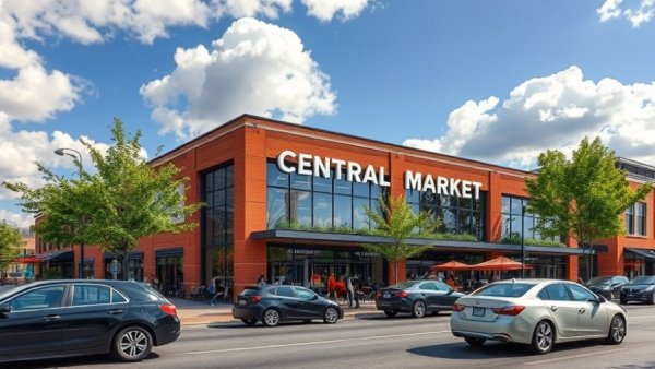 Central Market opening in Uptown Dallas with modern architecture.