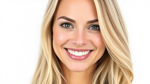 Professional woman smiling in a portrait with a white background.