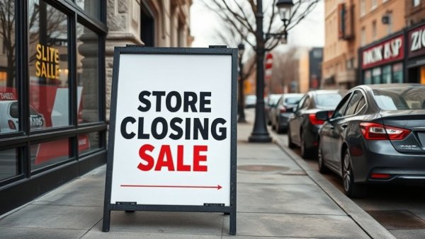 Soundwaves Montrose closing sign for store closing sale.