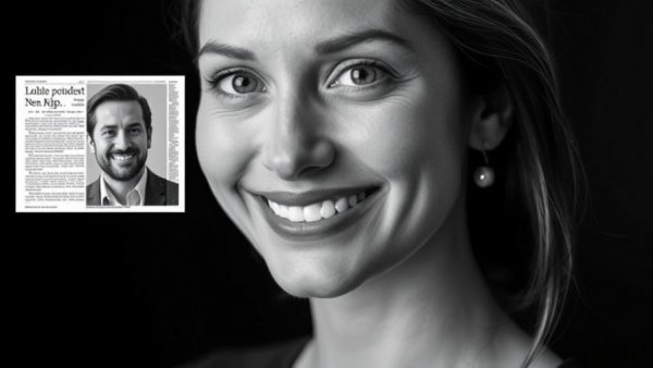 Deanna Ogg murder case solved, vintage portrait with a mugshot inset