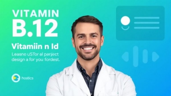 Podcast cover discussing the importance of vitamin B12.