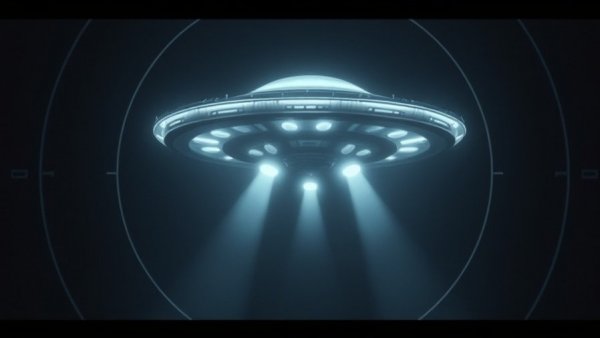 Infrared display showing a UFO with targeting reticle in Pentagon UFO release footage.