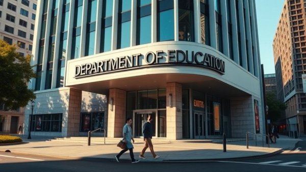 Department of Education building related to Houston ISD students investigation.
