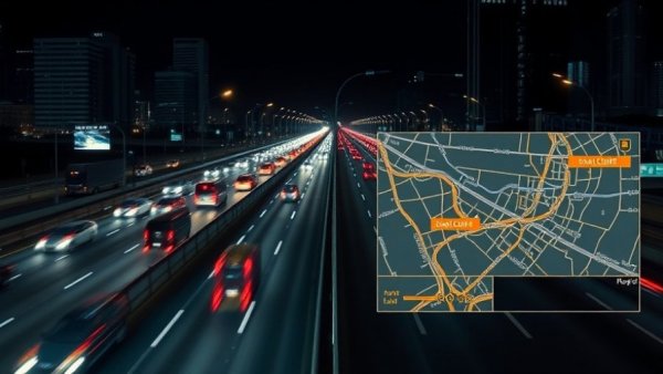 Houston traffic news showing highway view and closure map.