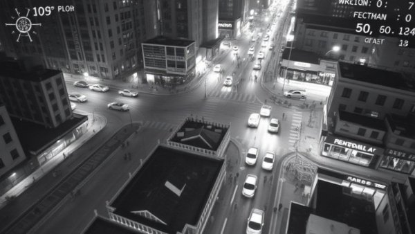 Thermal aerial view showcasing Tampa teen takeover arrests