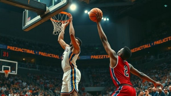 NBA's Top 5 Plays of the Night showcasing dynamic basketball scene.