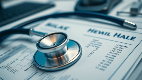 Health costs detailed with stethoscope, No Surprises Act reform context.
