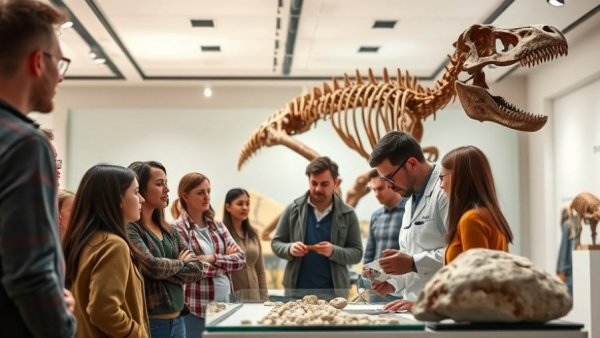 People observe paleontologist work in Dallas Summer of Safety program.