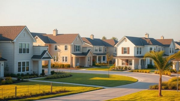 Modern suburban homes in Houston showcasing residential growth.