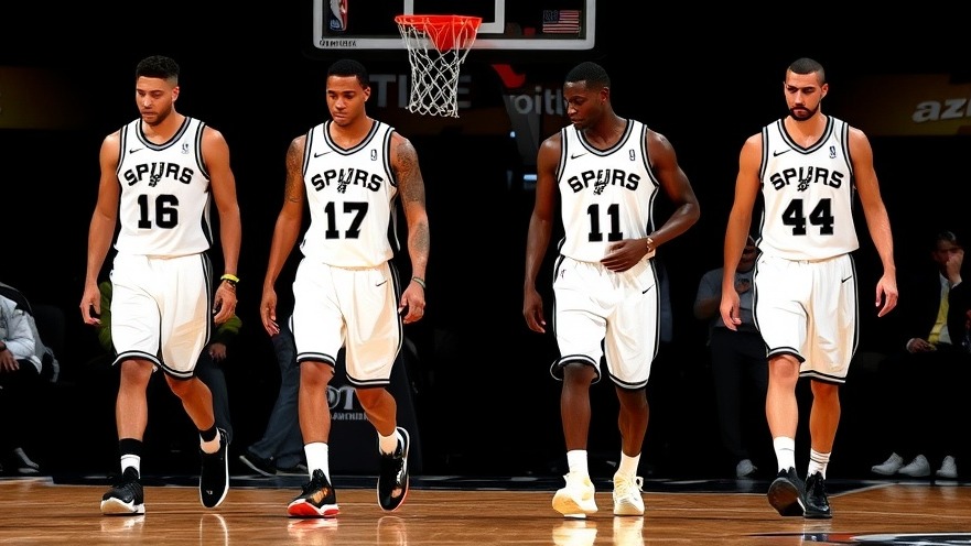 San Antonio Spurs highlights graphic with player confrontation.