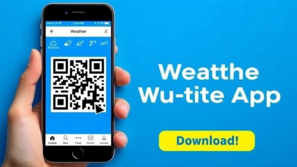 KHOU 11 Weather Impact app QR code advertisement for Houston weather news.