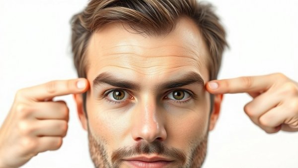 Before and after hair loss treatment comparison.