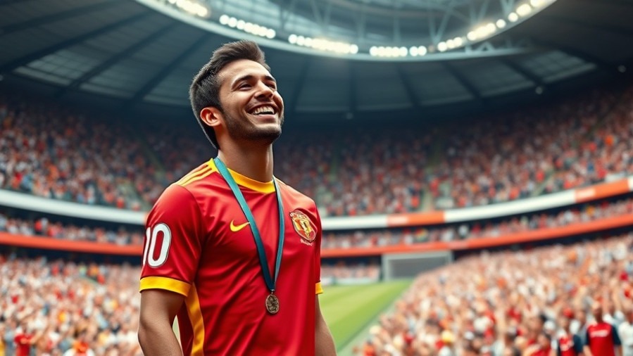 Rodri wins Golden Ball at 2026 FIFA World Cup celebration.