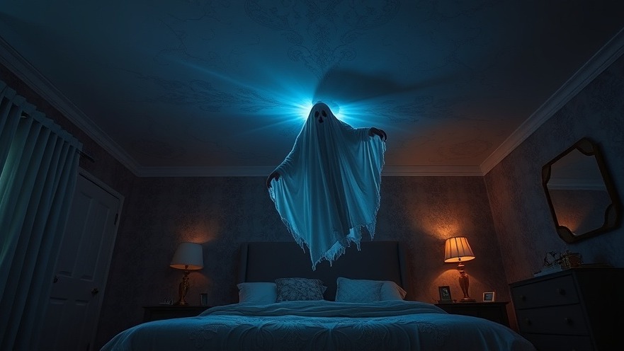 Young woman discussing crawler spirits on camera indoors.