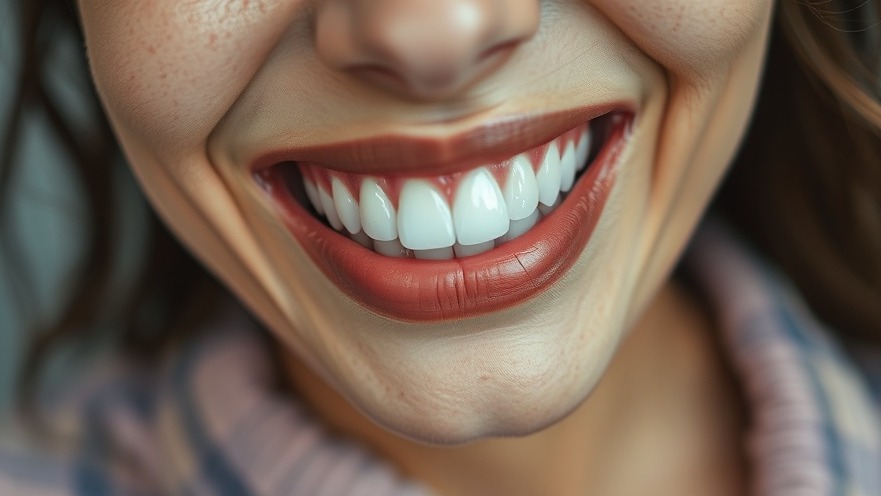 Before and after teeth cleaning showcasing a natural toothpaste recipe.