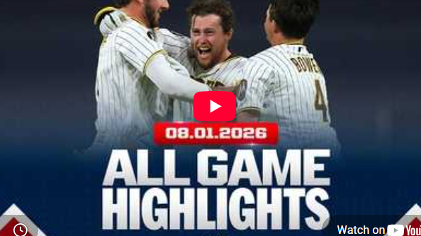 Major League Baseball Highlights with players celebrating.