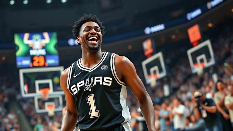 Victor Wembanyama celebrating wins, showcasing team dynamics in sports.