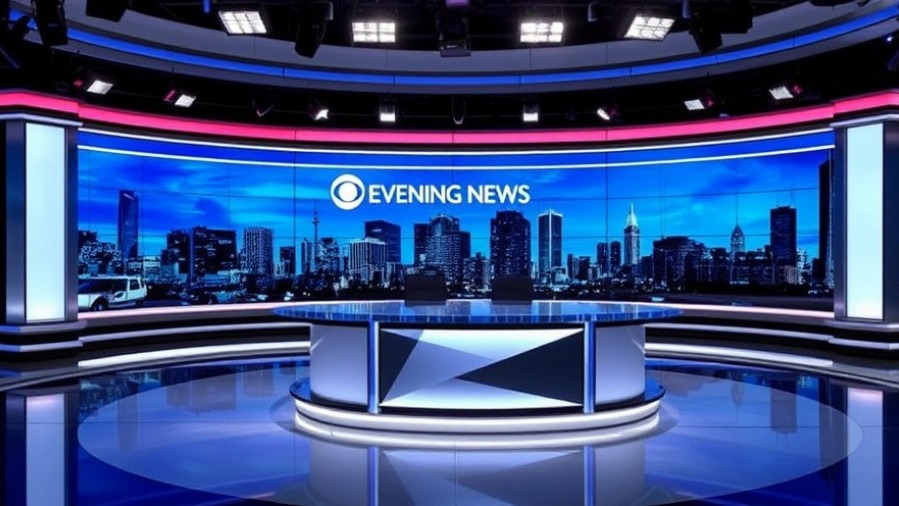 Tony Dokoupil CBS anchor desk on 'CBS EVENING NEWS' focusing on restoring trust in media.