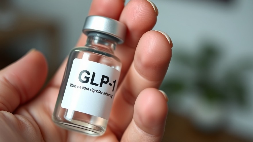 Close-up of a GLP-1 vial highlighting ethical concerns in anti-obesity medications.