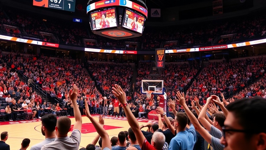 Crowd cheering in arena during NBA highlights for Player of the Night matchups.