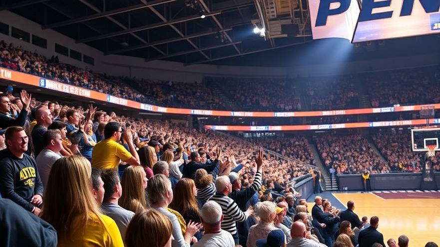 Cheering fans at a Dallas Mavericks game, capturing local sports excitement.