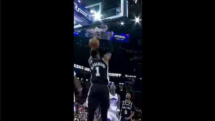 San Antonio sports action at an intense basketball game.